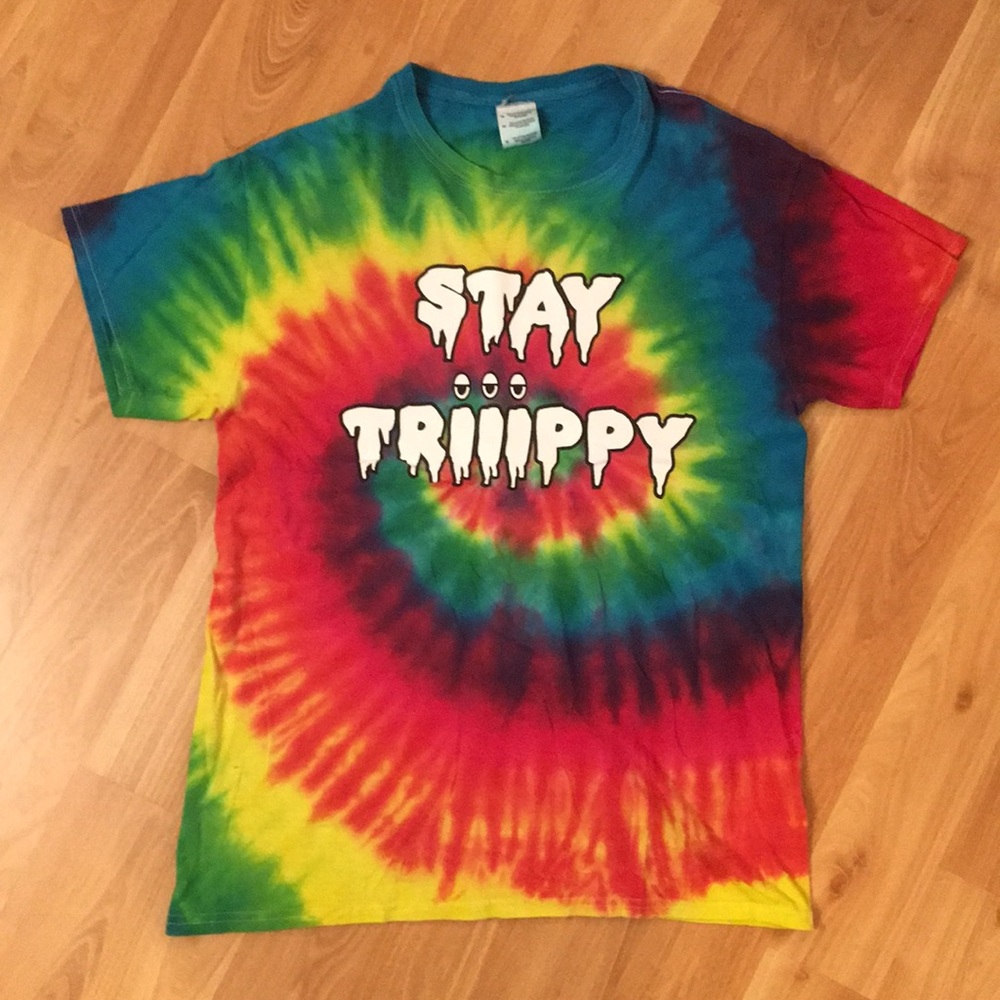 Trippy Tie Dye Psychedelic Rainbow Colorful Shirt